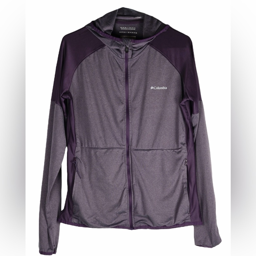 Columbia Women’s Hooded Performance Jacket – Plum Purple – Size L - Picture 9 of 17